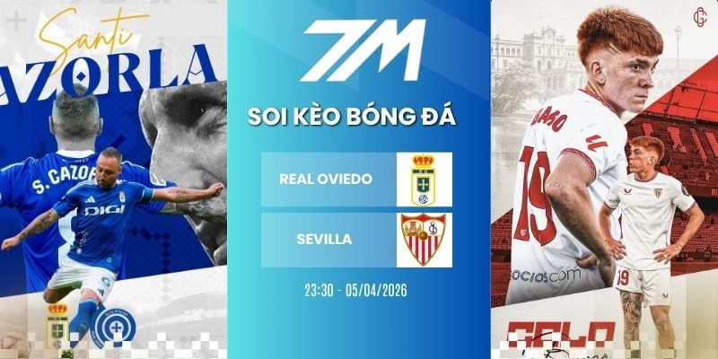 Kèo Bóng Đá Real Oviedo vs Sevilla Hôm Nay Ngày 05/04/2026 – La Liga