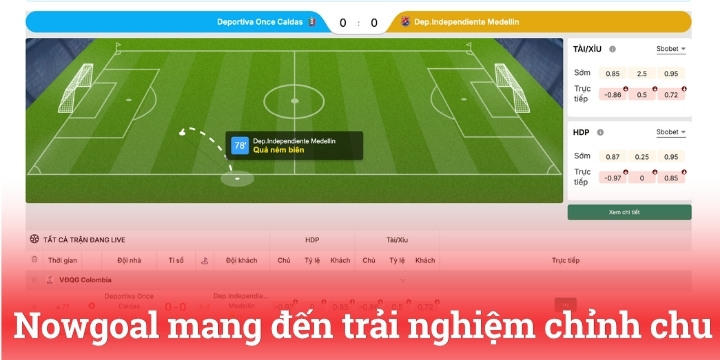 Lý do nên tham gia giải trí tại website Nowgoal