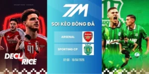 Kèo bóng đá Arsenal vs Sporting CP hôm nay ngày 16/04/2026 - C1
