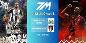 Tỷ lệ kèo Newcastle United vs Bournemouth hôm nay ngày 18/04/2026 - NHA