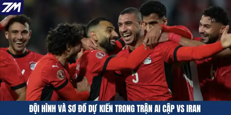 Đội hình và sơ đồ dự kiến trong trận Ai Cập vs Iran