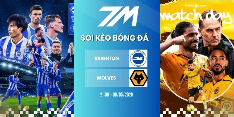 Kèo Nhà Cái Brighton Vs Wolves Hôm Nay Ngày 09/05/2026 – NHA