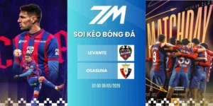 Tỷ lệ kèo Levante vs Osasuna hôm nay ngày 09/05/2026 - La Liga