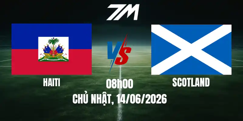 Tỷ Lệ Nhà Cái Haiti Vs Scotland – Bảng C World Cup 08h00 14/06/2026