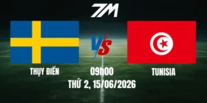 Tỷ Lệ Nhà Cái Thụy Điển Vs Tunisia - Bảng F World Cup 09h00 15/06/2026